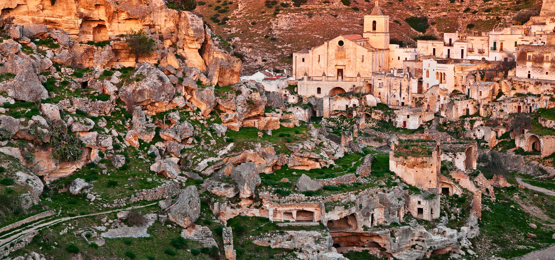 Vista panoramica di Ginosa