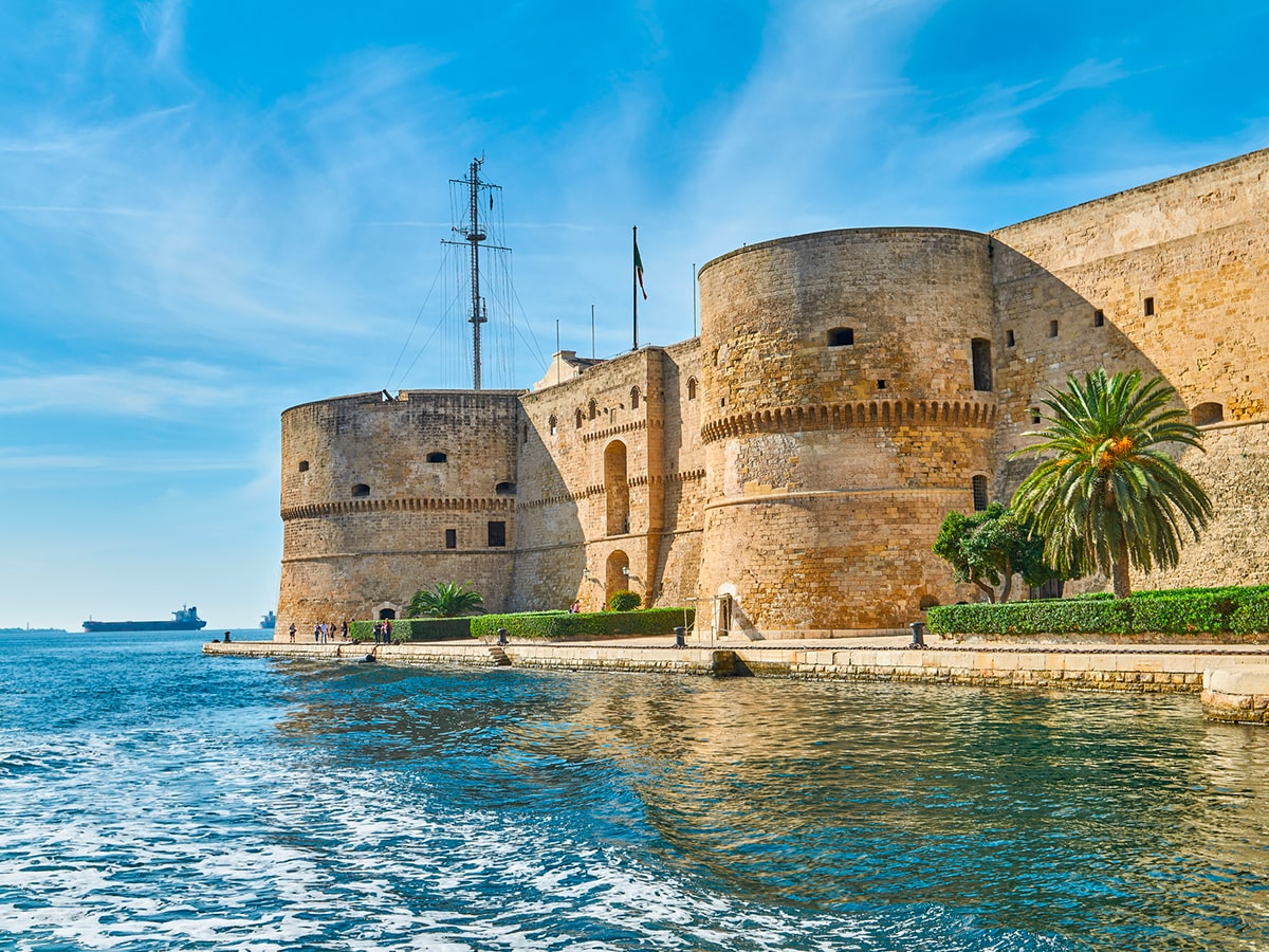 Vista sul Castello Aragonese